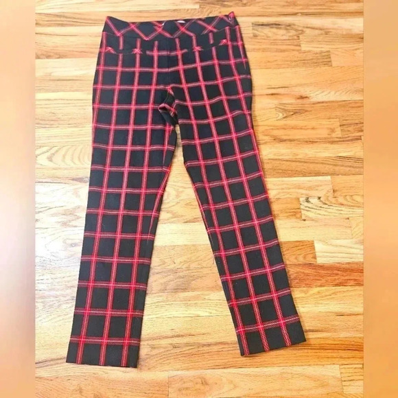 Trina Turk Plaid Pants Size 6 EUC